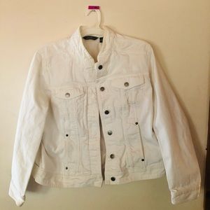 XL Women’s White Eddie Bauer Denim Jacket